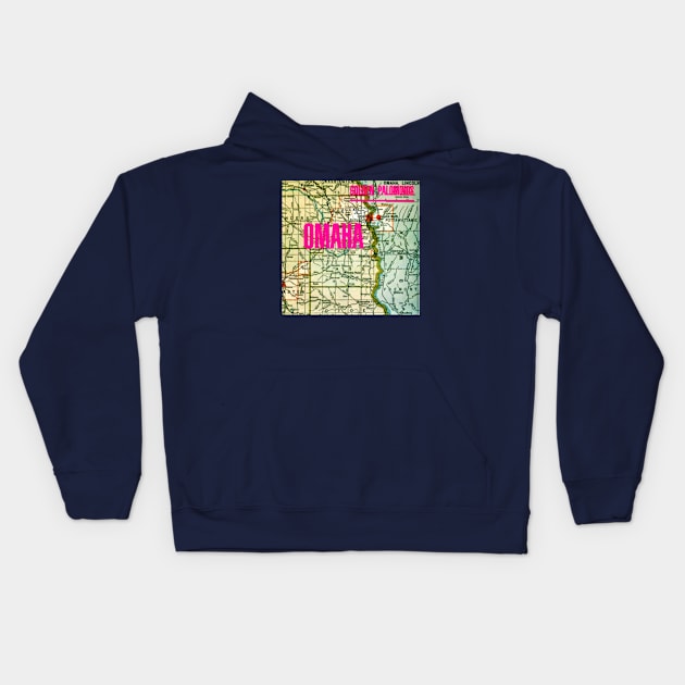 Omaha Indie Rock Alternative Throwback 1985 Kids Hoodie by AlternativeRewind